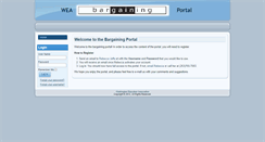 Desktop Screenshot of bargainingportal.washingtonea.org